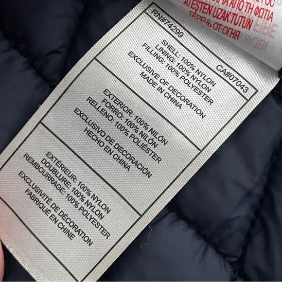 Reebok Boys Hooded Winter Bubble Puffer Jacket - See Details Size Large 14/16 - Picture 8 of 11